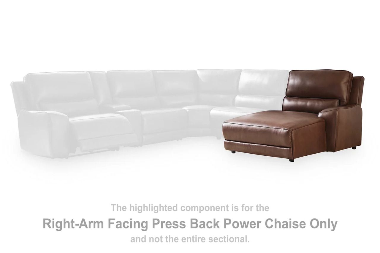 Spear Hill 3-Piece Power Reclining Sectional with RAF Chaise In Canyon NCU62607S4