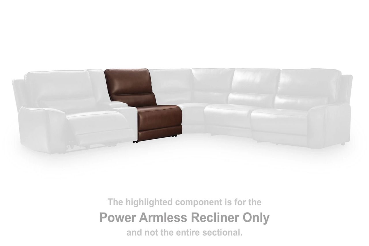 Spear Hill 6-Piece Power Reclining Sectional with RAF Chaise In Canyon NCU62607S6