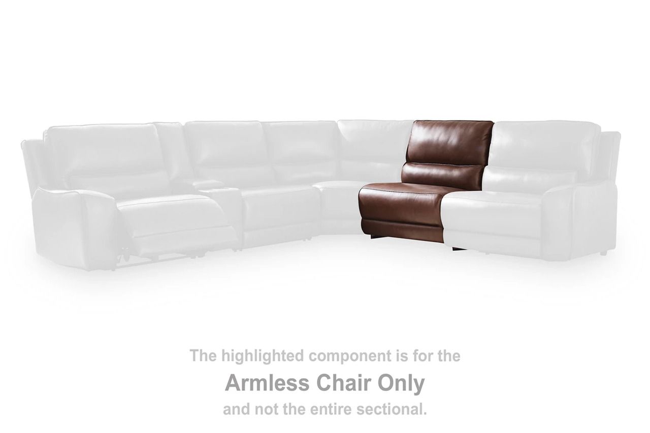 Spear Hill 6-Piece Power Reclining Sectional with RAF Chaise In Canyon NCU62607S6