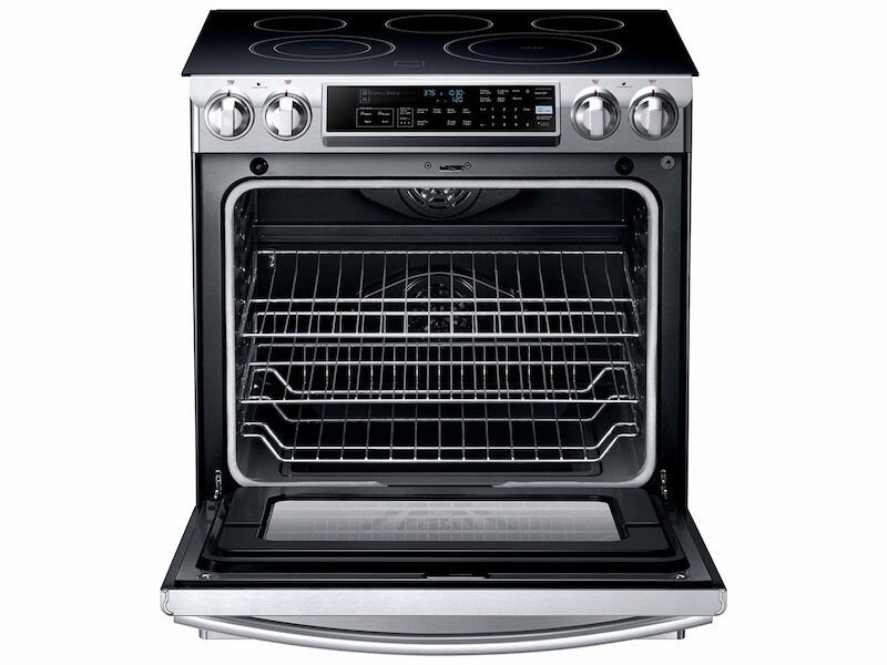 5.8 cu. ft. Slide-in Electric Range with Dual Convection NE58F9500SS