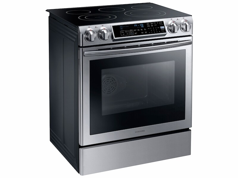 5.8 cu. ft. Slide-in Electric Range with Dual Convection NE58F9500SS