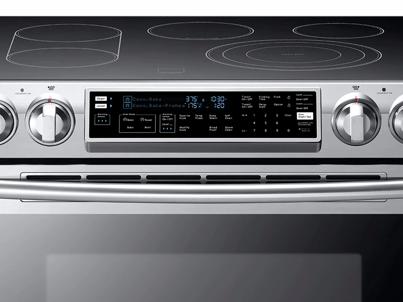 5.8 cu. ft. Slide-In Electric Range with Flex Duo™ NE58F9710WS