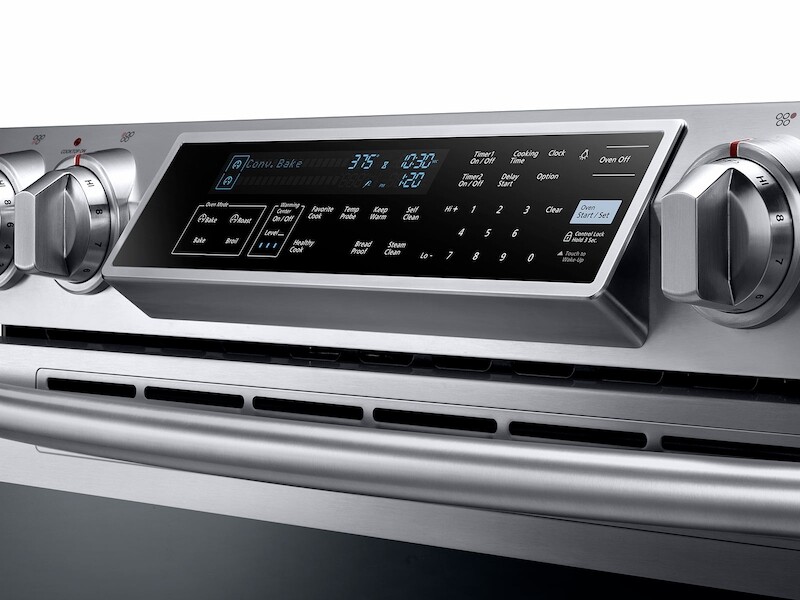 5.8 cu. ft. Slide-in Electric Range with Dual Convection NE58K9500SGAA