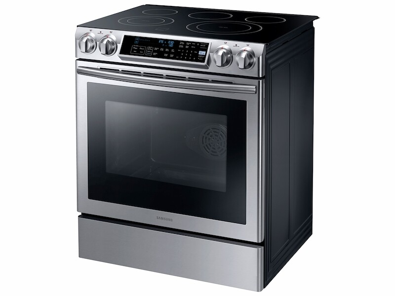 5.8 cu. ft. Slide-in Electric Range with Dual Convection NE58K9500SGAA