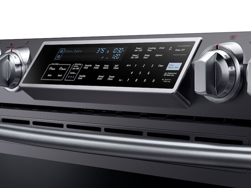 5.8 cu. ft. Slide-in Electric Range with Dual Convection NE58K9500SGAA
