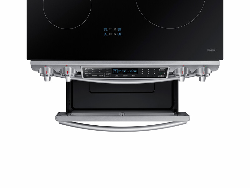 5.8 cu ft. Smart Slide-in Induction Range with Virtual Flame™ NE58K9560WSAA