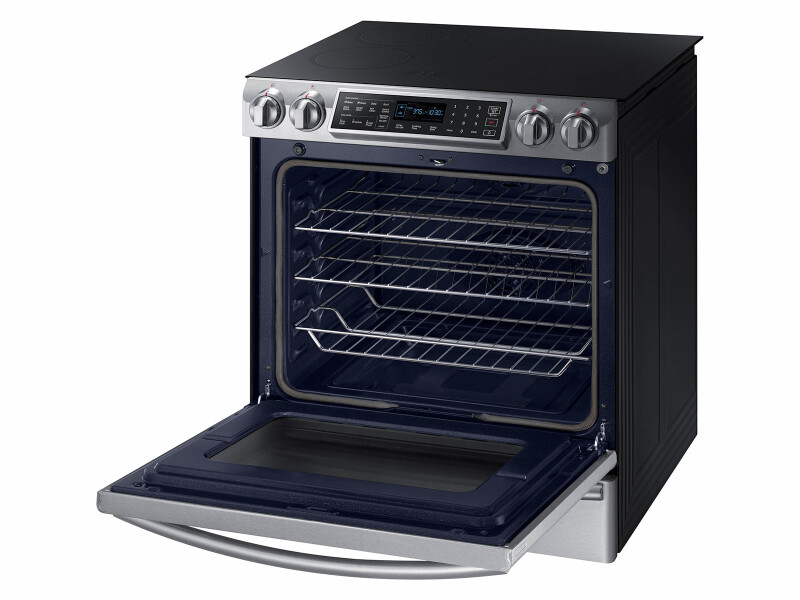 5.8 cu ft. Smart Slide-in Induction Range with Virtual Flame™ NE58K9560WSAA