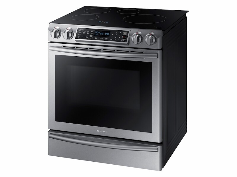 5.8 cu ft. Smart Slide-in Induction Range with Virtual Flame™ NE58K9560WSAA