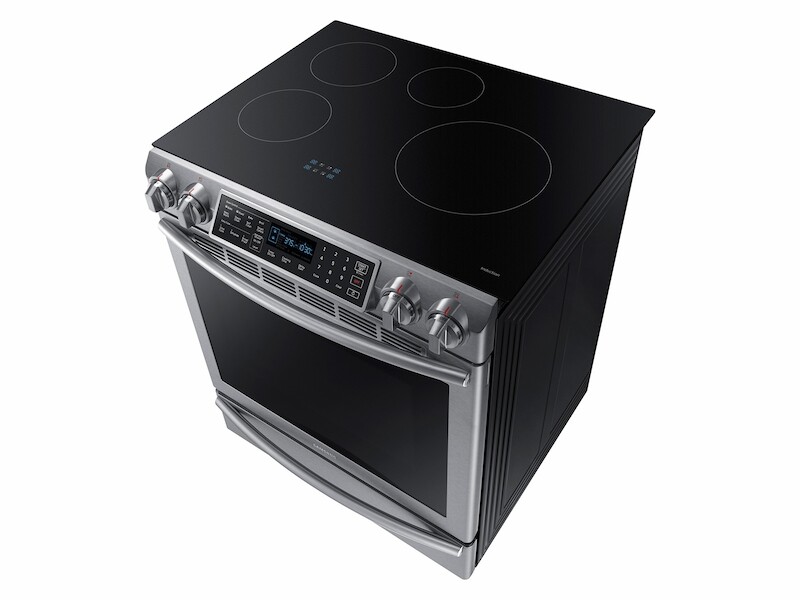 5.8 cu ft. Smart Slide-in Induction Range with Virtual Flame™ NE58K9560WSAA