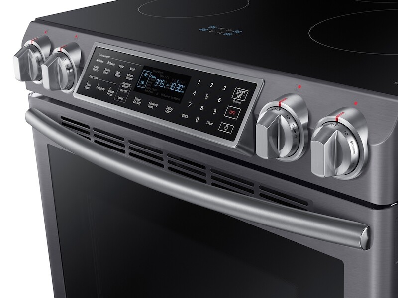 5.8 cu ft. Smart Slide-in Induction Range with Virtual Flame™ NE58K9560WSAA