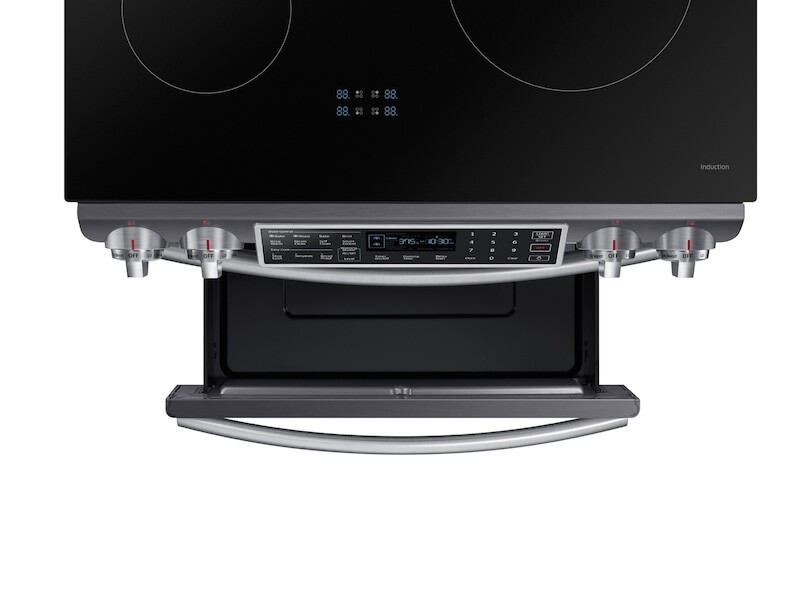 5.8 cu ft. Smart Slide-in Induction Range with Virtual Flame™ NE58K9560WSAA