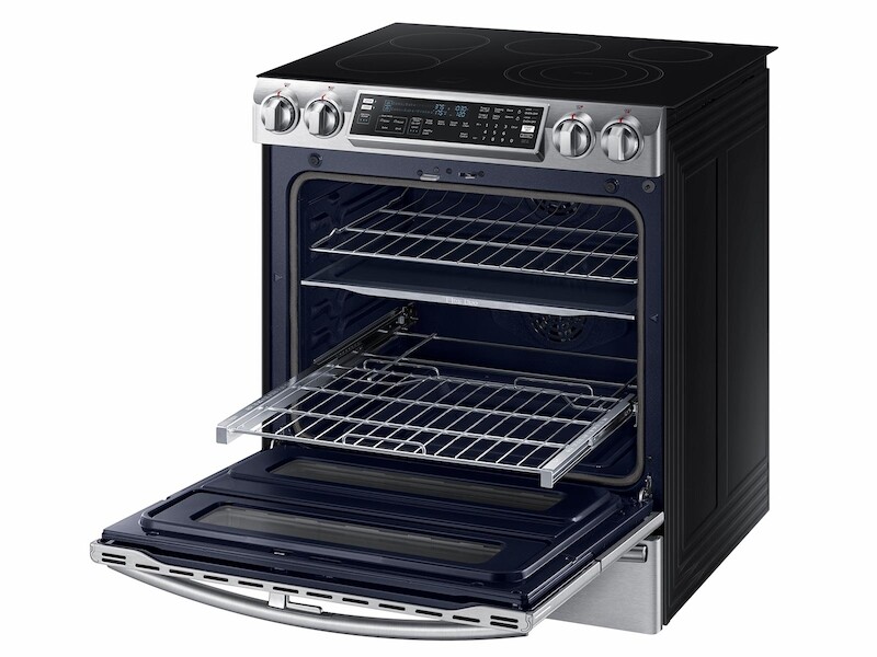 5.8 cu. ft. Slide-In Electric Range with Flex Duo™ & Dual Door NE58K9850WS