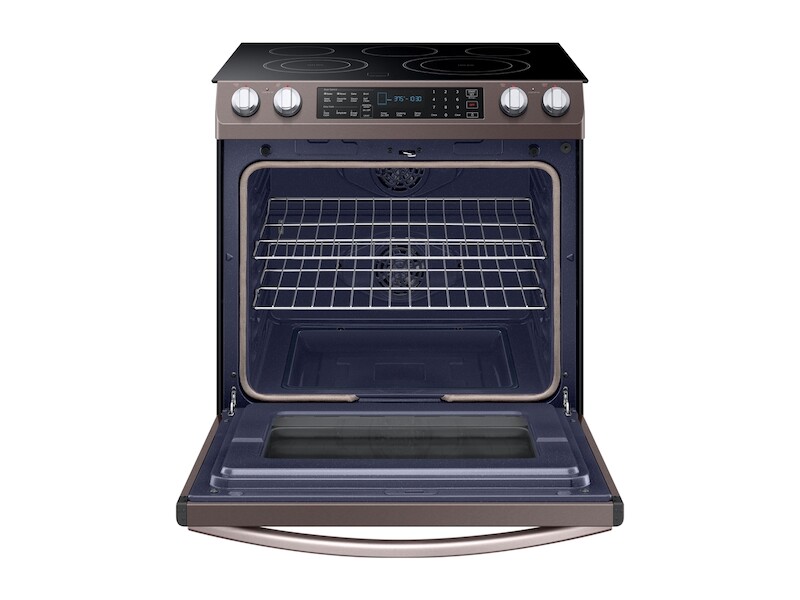5.8 cu. ft. Slide-In Electric Range in Tuscan Stainless Steel NE58R9431SG