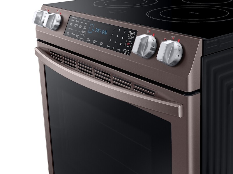 5.8 cu. ft. Slide-In Electric Range in Tuscan Stainless Steel NE58R9431SG