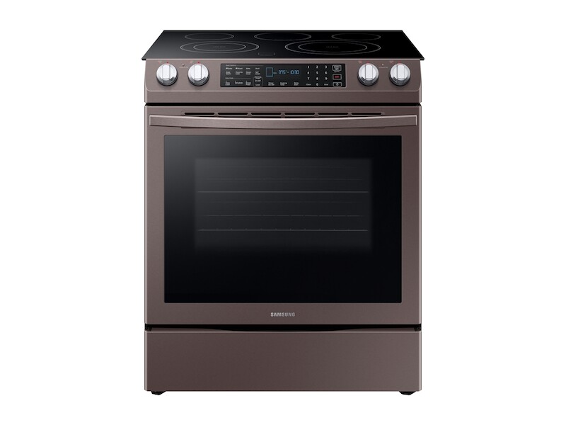 5.8 cu. ft. Slide-In Electric Range in Tuscan Stainless Steel NE58R9431SG