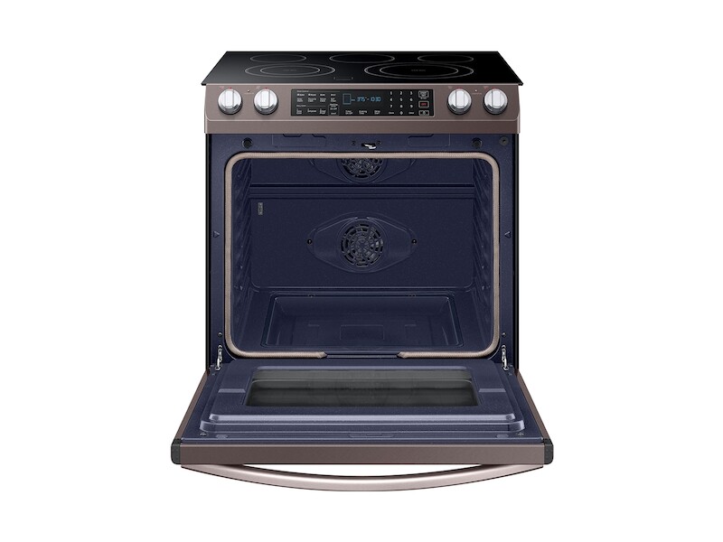 5.8 cu. ft. Slide-In Electric Range in Tuscan Stainless Steel NE58R9431SG