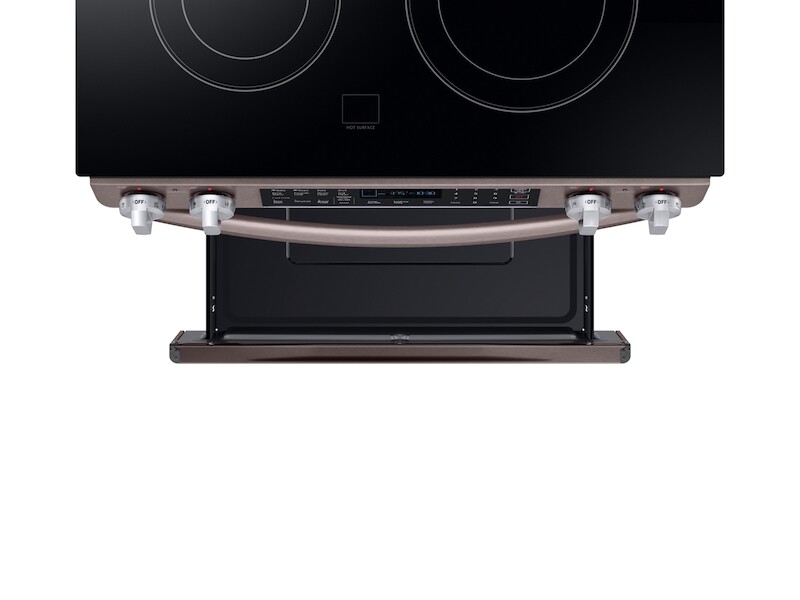 5.8 cu. ft. Slide-In Electric Range in Tuscan Stainless Steel NE58R9431SG