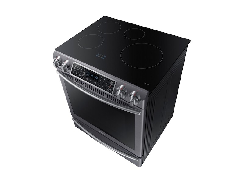 5.8 cu ft. Smart Slide-in Induction Range with Virtual Flame™ NE58R9560WGAA