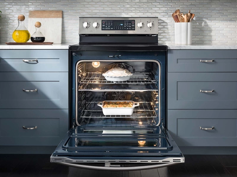 5.9 cu. ft. Freestanding Electric Range with Flex Duo & Dual Door NE59J7850WSAA