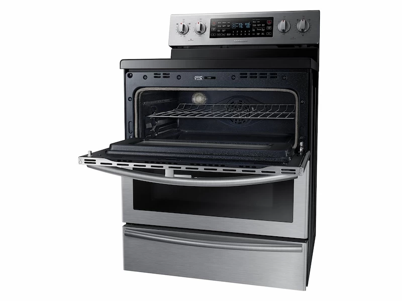 5.9 cu. ft. Freestanding Electric Range with Flex Duo & Dual Door NE59J7850WSAA