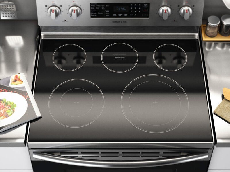 5.9 cu. ft. Freestanding Electric Range with Convection in Stainless Steel NE59M4320SW