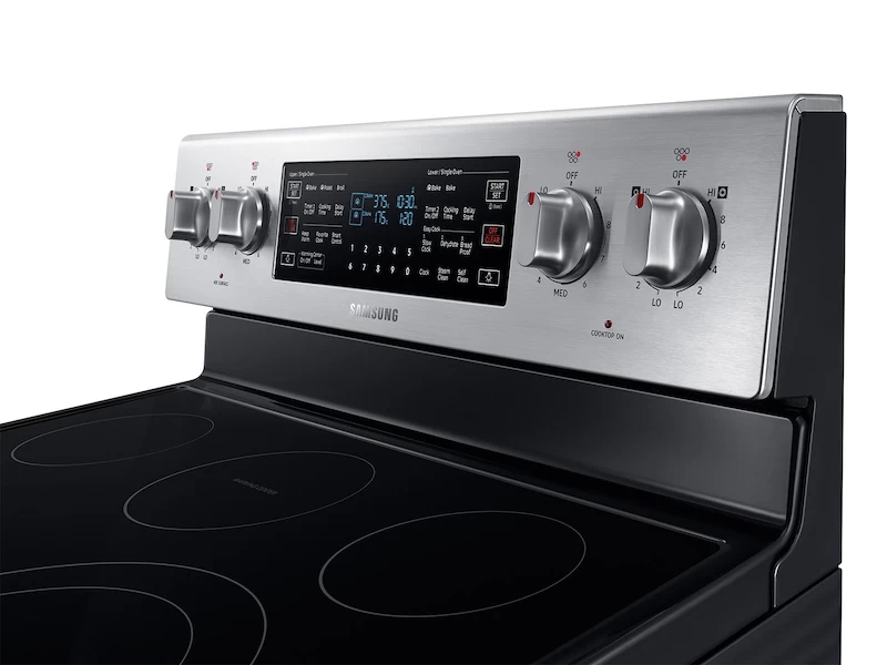 5.9 cu ft. Smart Freestanding Electric Range with Flex Duo & Dual Door NE59M6850SSAA