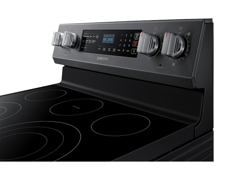 5.9 cu. ft. Freestanding Electric Range with True Convection in Black Stainless Steel NE59N6630SG