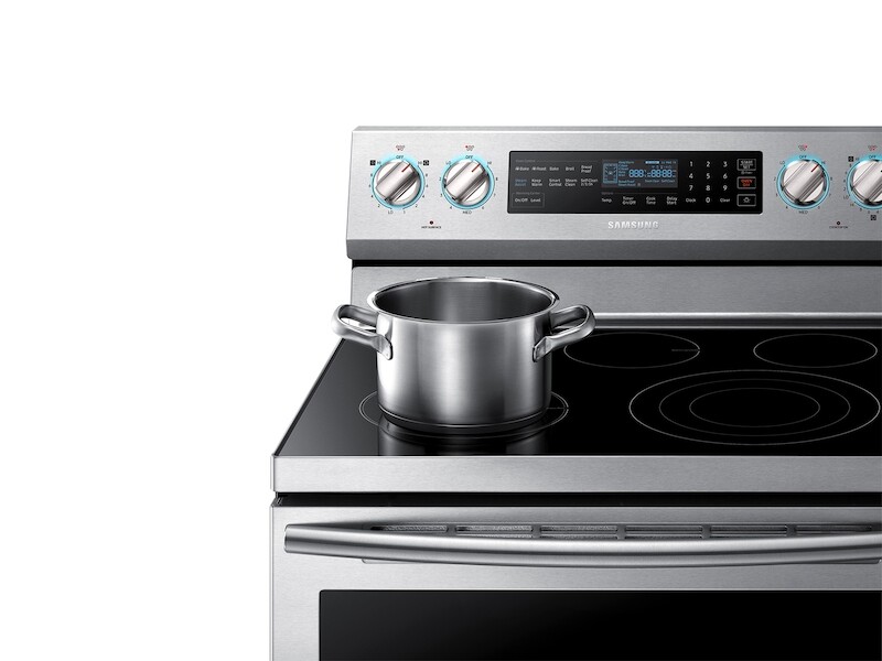 5.9 cu. ft. Freestanding Electric Range with True Convection & Steam Assist NE59N6650SS
