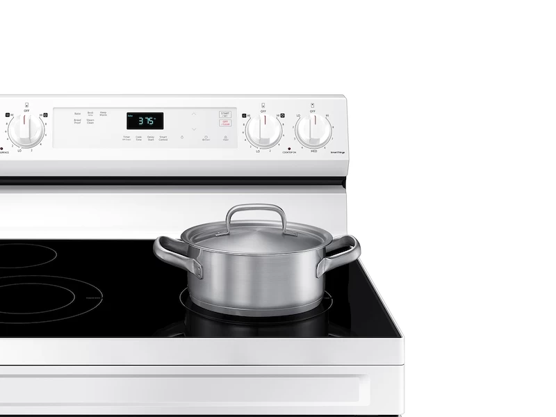 6.3 cu. ft. Smart Freestanding Electric Range with Steam Clean NE63A6111SWAA