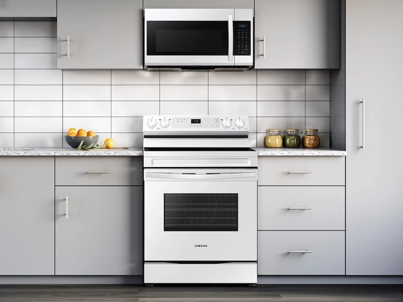 6.3 cu. ft. Smart Freestanding Electric Range with Steam Clean NE63A6111SWAA