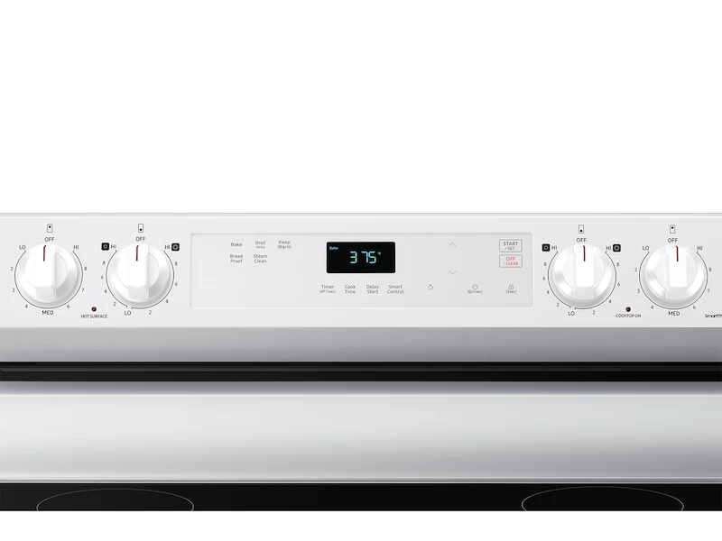 6.3 cu. ft. Smart Freestanding Electric Range with Steam Clean NE63A6111SWAA