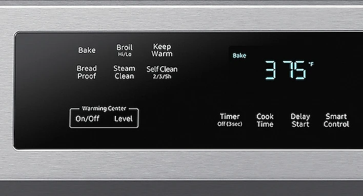 Cooking simplified with easy preset buttons