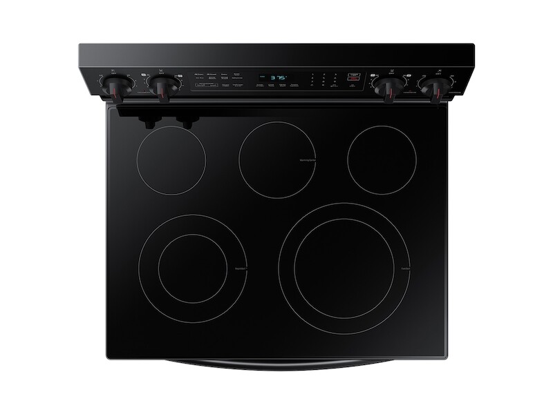 6.3 cu. ft. Smart Freestanding Electric Range with No-Preheat Air Fry & Convection in Black NE63A6511SBAA
