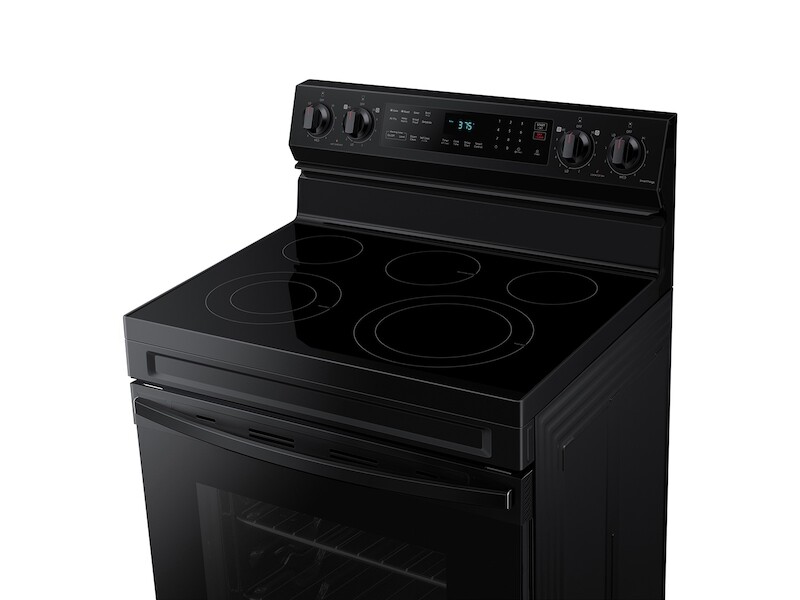 6.3 cu. ft. Smart Freestanding Electric Range with No-Preheat Air Fry & Convection in Black NE63A6511SBAA