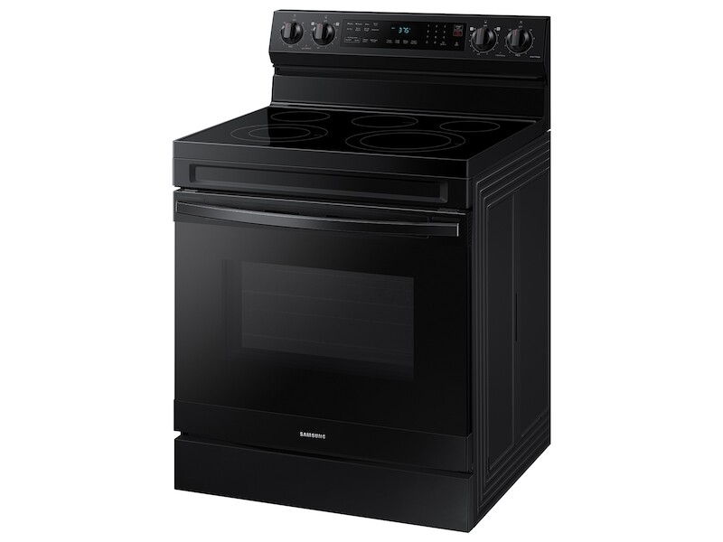 6.3 cu. ft. Smart Freestanding Electric Range with No-Preheat Air Fry & Convection in Black NE63A6511SBAA