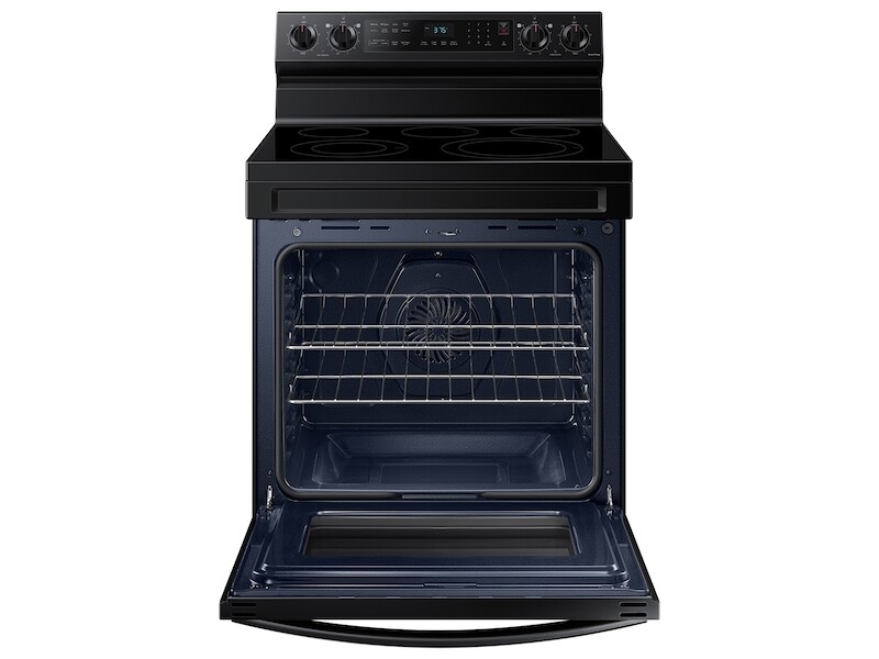 6.3 cu. ft. Smart Freestanding Electric Range with No-Preheat Air Fry & Convection in Black NE63A6511SBAA