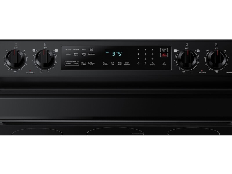 6.3 cu. ft. Smart Freestanding Electric Range with No-Preheat Air Fry & Convection in Black NE63A6511SBAA