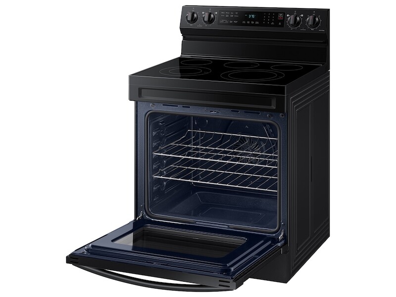 6.3 cu. ft. Smart Freestanding Electric Range with No-Preheat Air Fry & Convection in Black NE63A6511SBAA