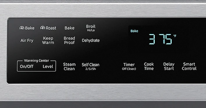 Cooking simplified with easy preset buttons