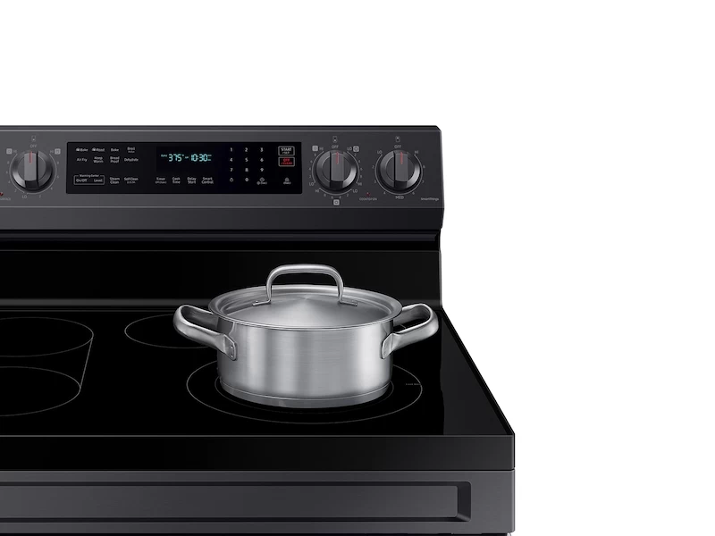 6.3 cu. ft. Smart Freestanding Electric Range with No-Preheat Air Fry, Convection+ & Griddle in Black Stainless Steel NE63A6711SGAA