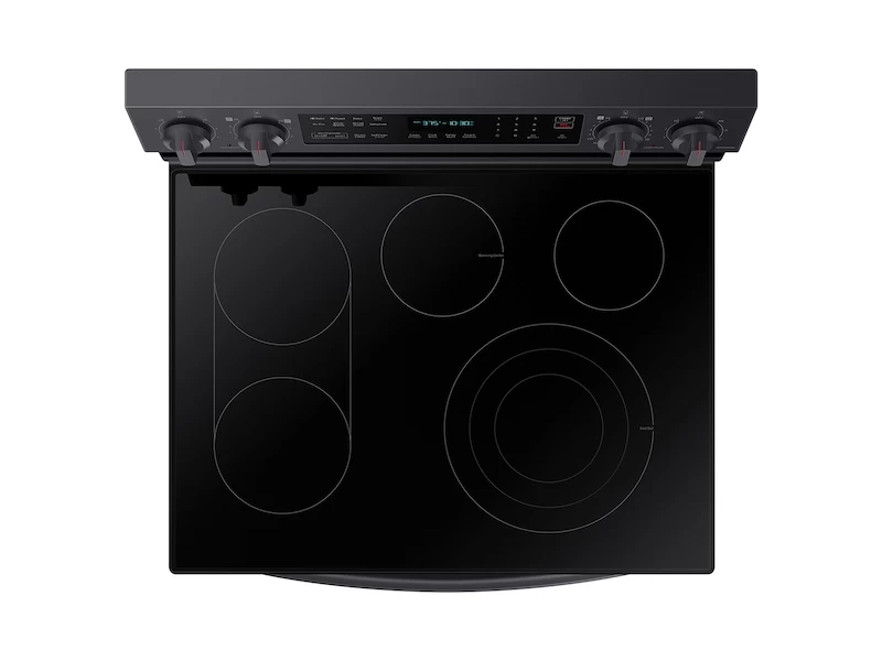 6.3 cu. ft. Smart Freestanding Electric Range with No-Preheat Air Fry, Convection+ & Griddle in Black Stainless Steel NE63A6711SGAA