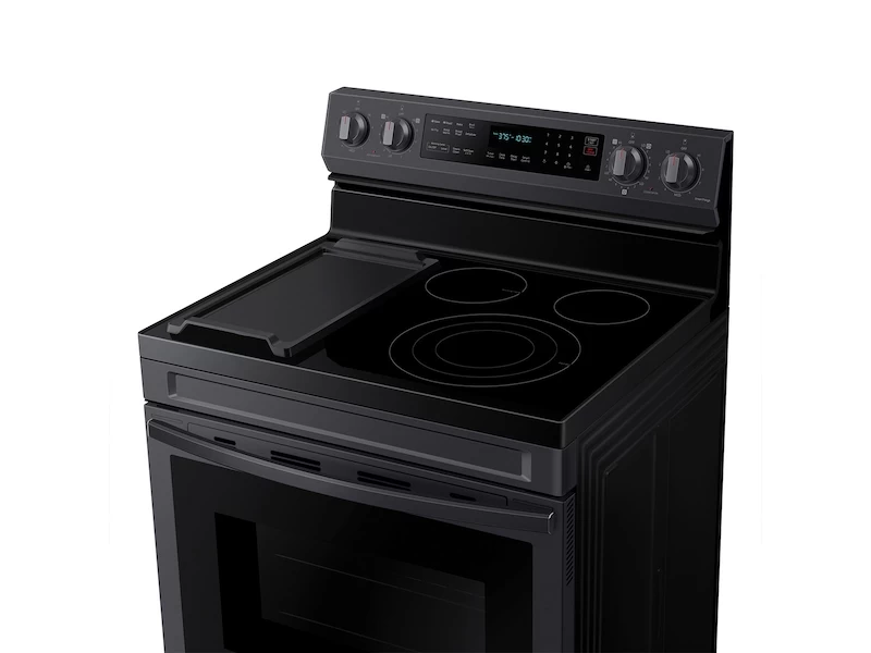 6.3 cu. ft. Smart Freestanding Electric Range with No-Preheat Air Fry, Convection+ & Griddle in Black Stainless Steel NE63A6711SGAA