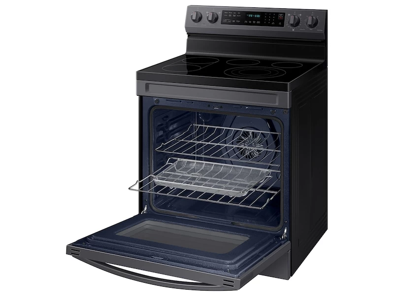 6.3 cu. ft. Smart Freestanding Electric Range with No-Preheat Air Fry, Convection+ & Griddle in Black Stainless Steel NE63A6711SGAA