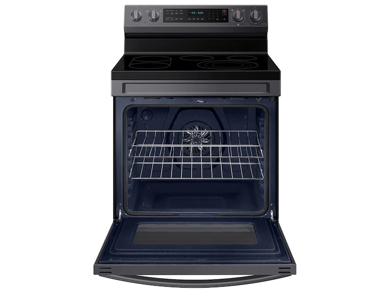 6.3 cu. ft. Smart Freestanding Electric Range with No-Preheat Air Fry, Convection+ & Griddle in Black Stainless Steel NE63A6711SGAA