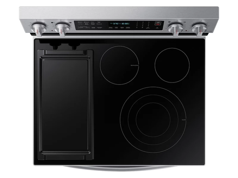 6.3 cu. ft. Smart Freestanding Electric Range with No-Preheat Air Fry, Convection+ & Griddle in Stainless Steel NE63A6711SSAA