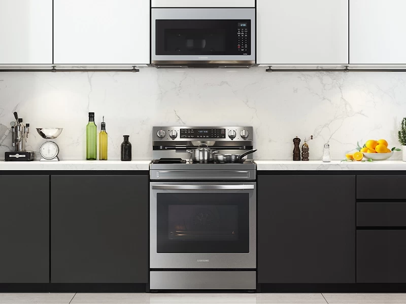 6.3 cu. ft. Smart Freestanding Electric Range with No-Preheat Air Fry, Convection+ & Griddle in Stainless Steel NE63A6711SSAA