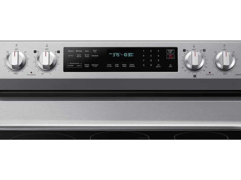 6.3 cu. ft. Smart Freestanding Electric Range with No-Preheat Air Fry, Convection+ & Griddle in Stainless Steel NE63A6711SSAA