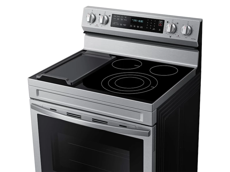 6.3 cu. ft. Smart Freestanding Electric Range with No-Preheat Air Fry, Convection+ & Griddle in Stainless Steel NE63A6711SSAA