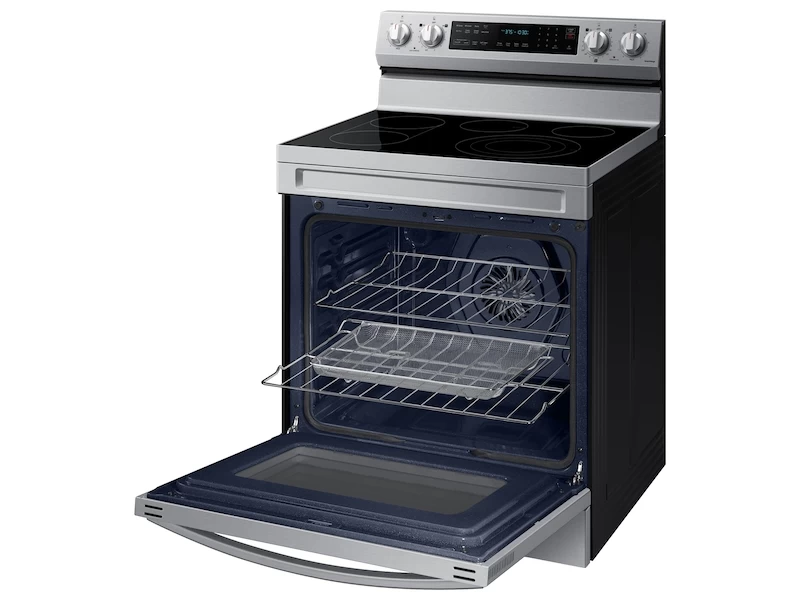 6.3 cu. ft. Smart Freestanding Electric Range with No-Preheat Air Fry, Convection+ & Griddle in Stainless Steel NE63A6711SSAA