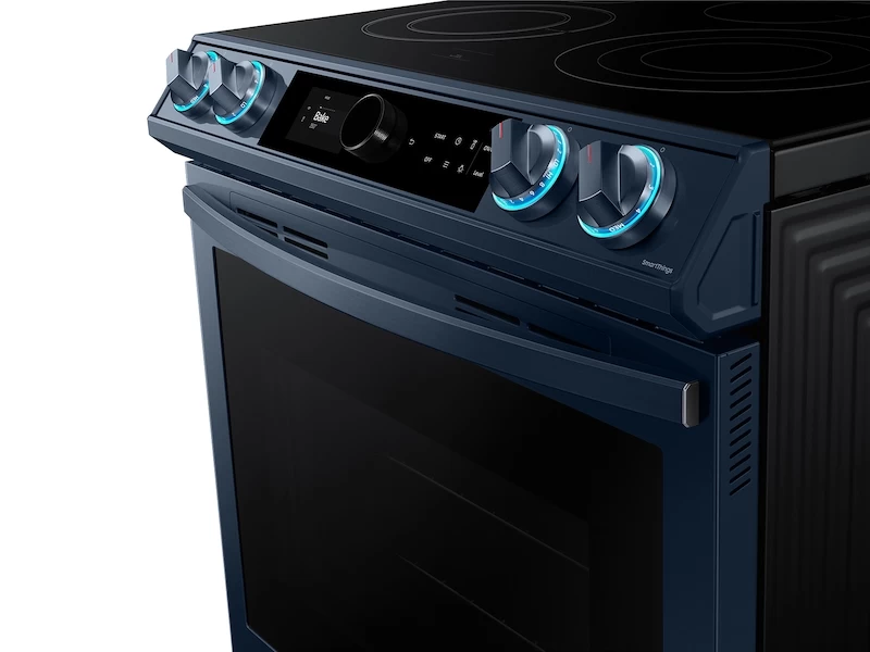 Bespoke Smart Slide-in Electric Range 6.3 cu. ft. with Smart Dial & Air Fry NE63A8711QNAA